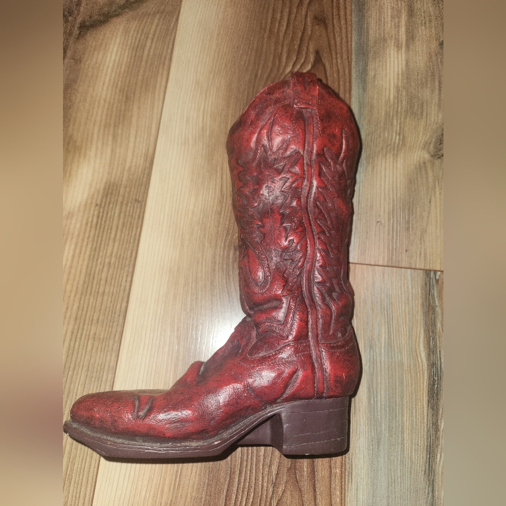 Vintage Western Boot Ceramic Decor - Picture 3 of 8